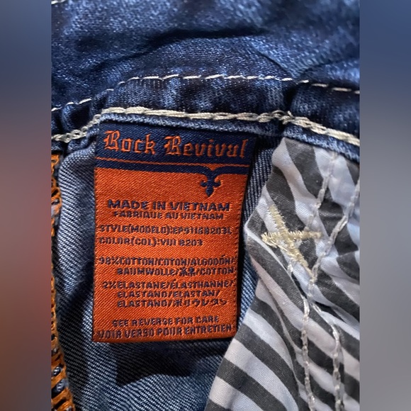 Rock Revival boot cut jeans. Size 31x34 - Picture 5 of 7